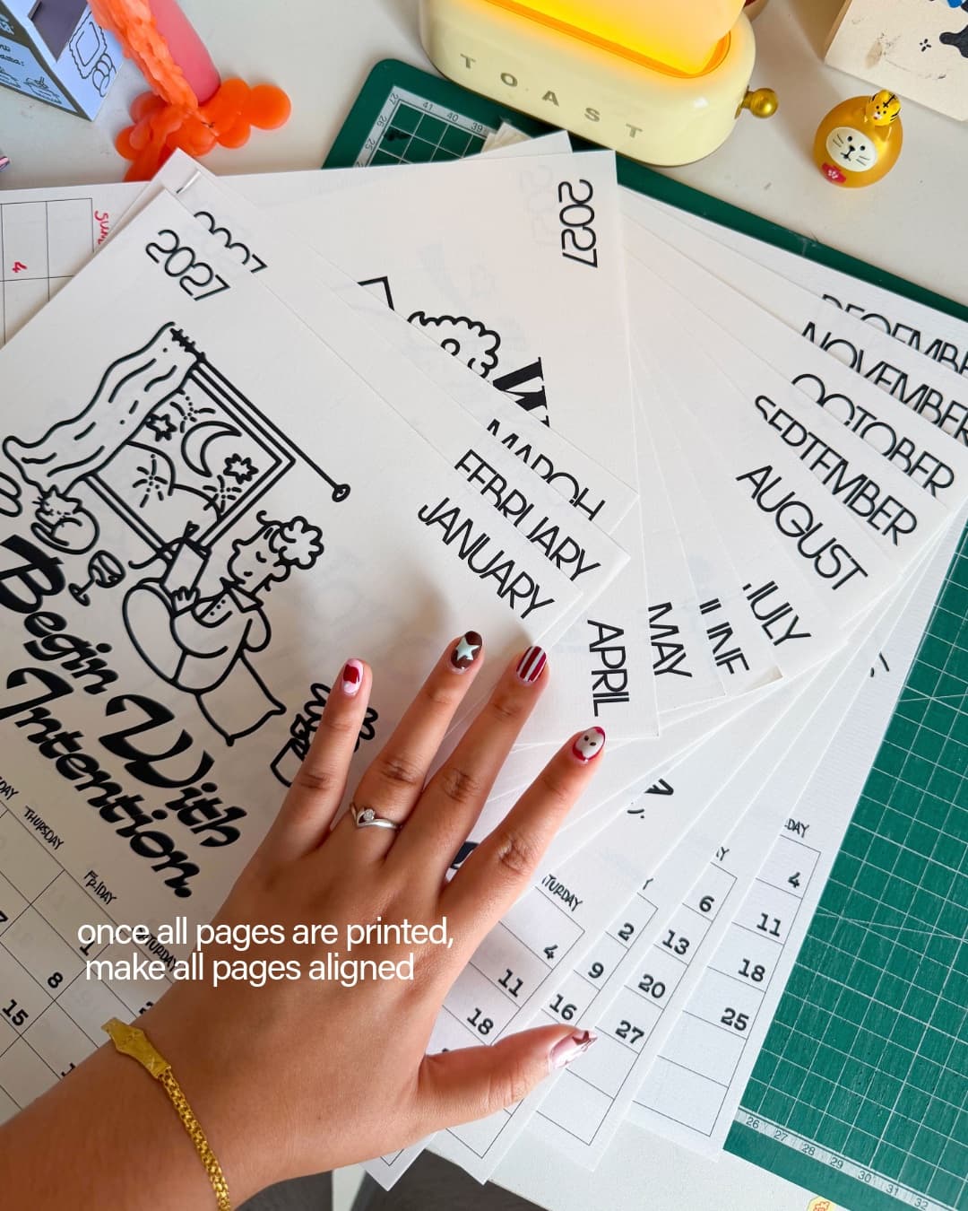 Step 3 of the calendar walkthrough