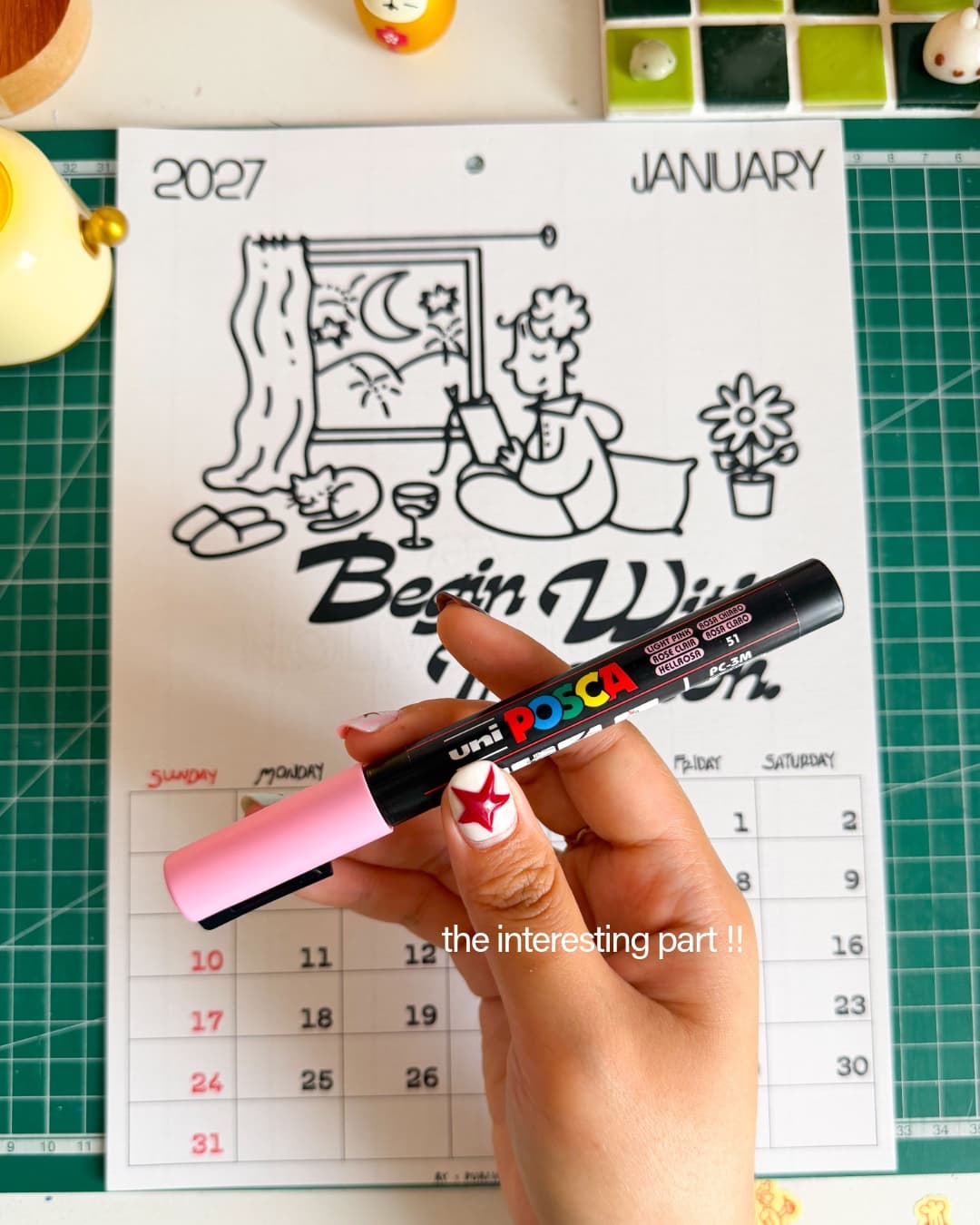 Step 7 of the calendar walkthrough